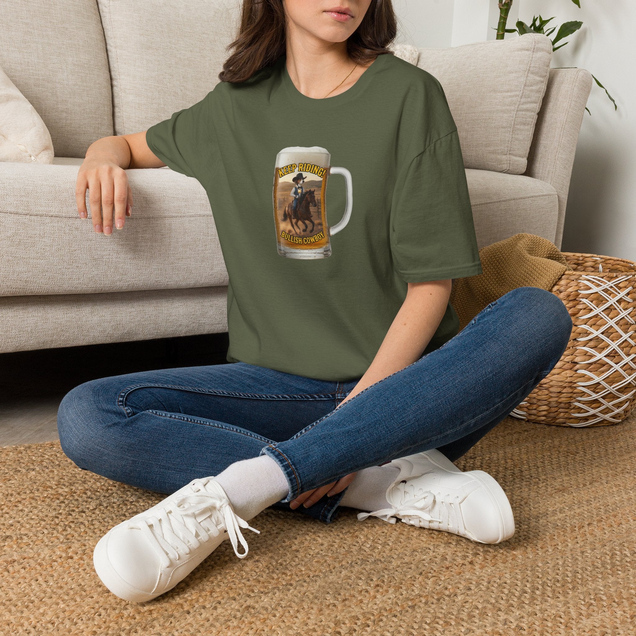Keep Riding Beer - Unisex Softstyle T-Shirt