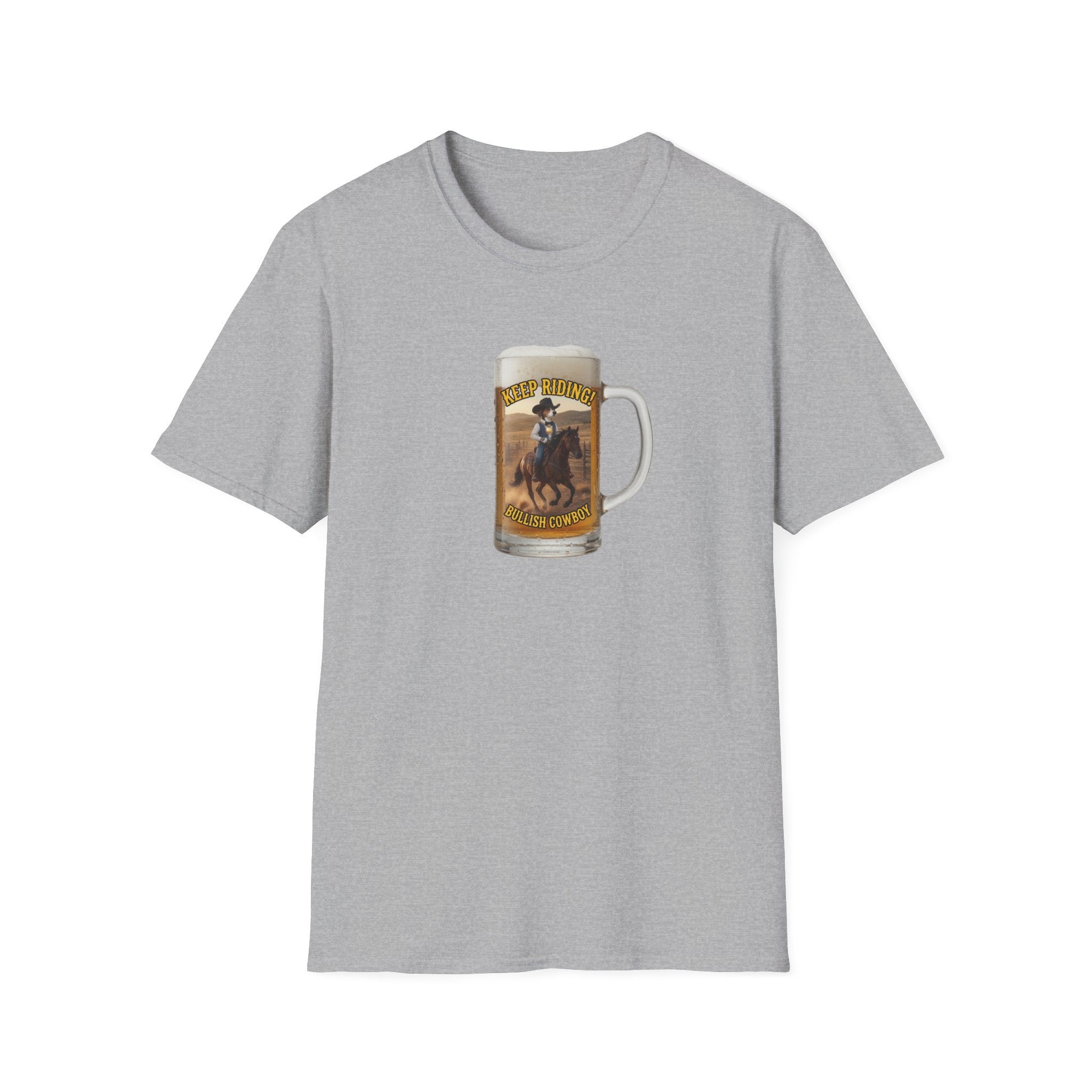 Keep Riding Beer - Unisex Softstyle T-Shirt