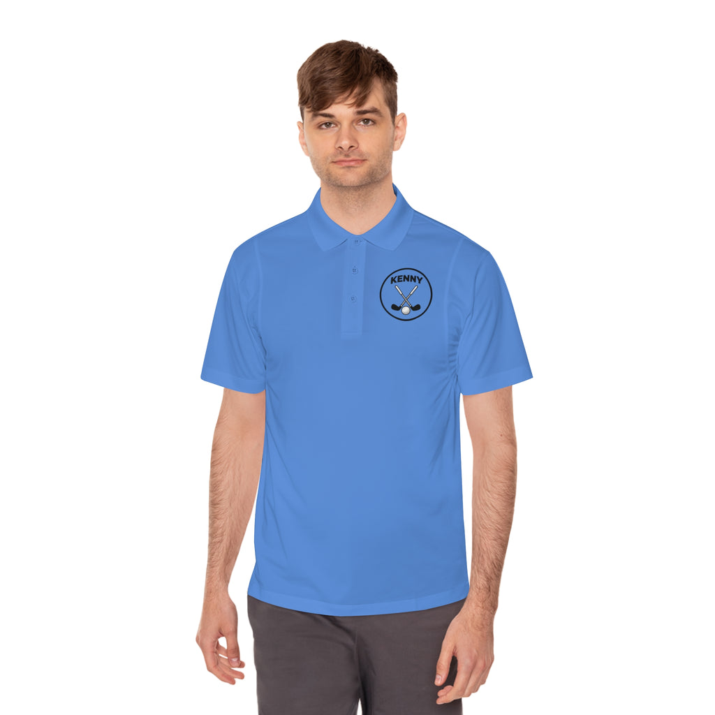 Logo Large Men's Sport Polo Shirt