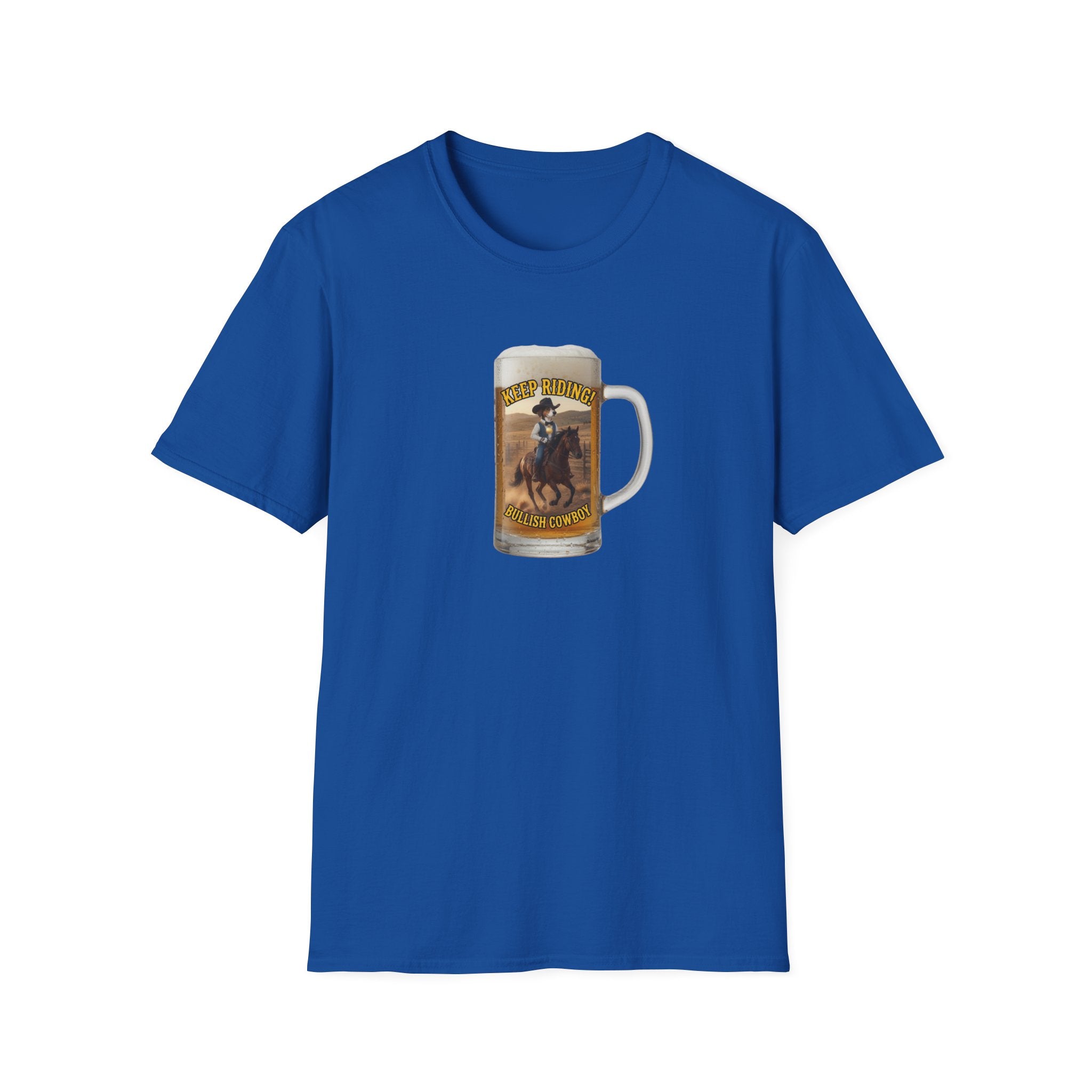 Keep Riding Beer - Unisex Softstyle T-Shirt