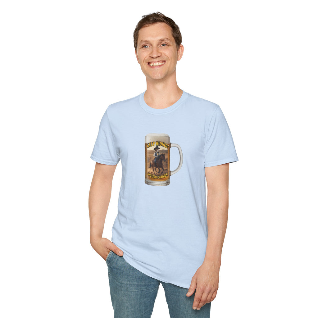 Keep Riding Beer - Unisex Softstyle T-Shirt