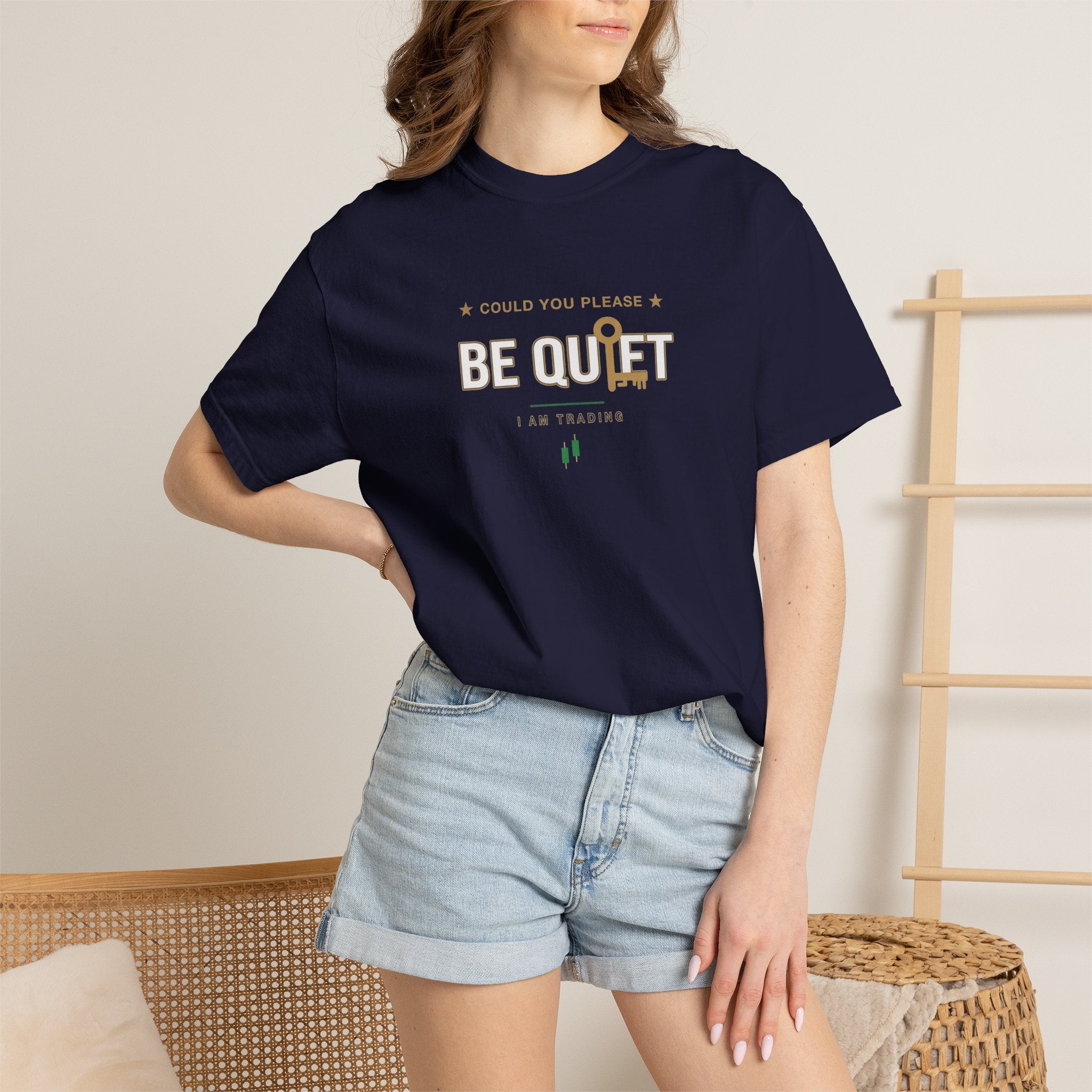 Be Quiet - Unisex Garment-Dyed T-shirt