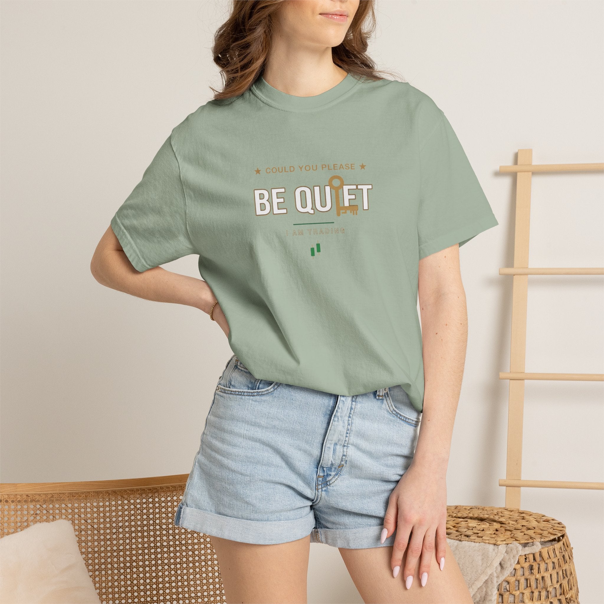 Be Quiet - Unisex Garment-Dyed T-shirt