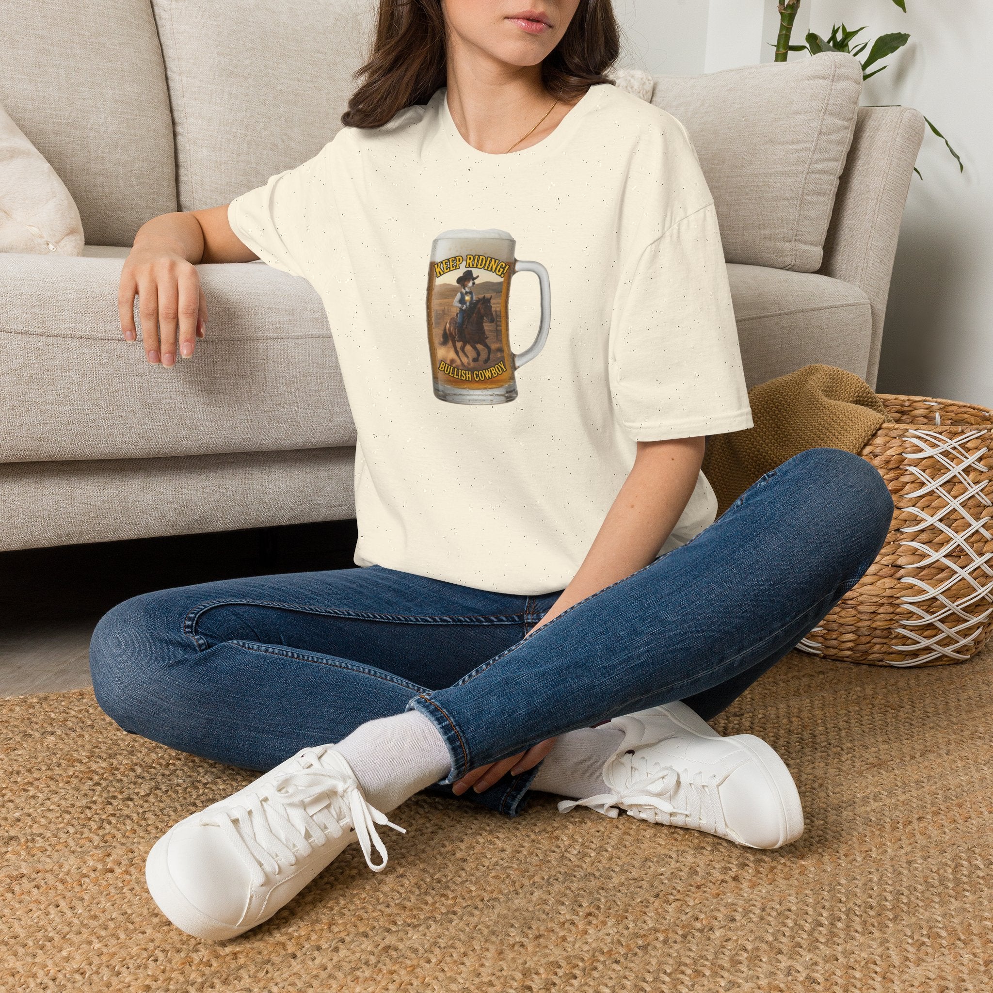 Keep Riding Beer - Unisex Softstyle T-Shirt