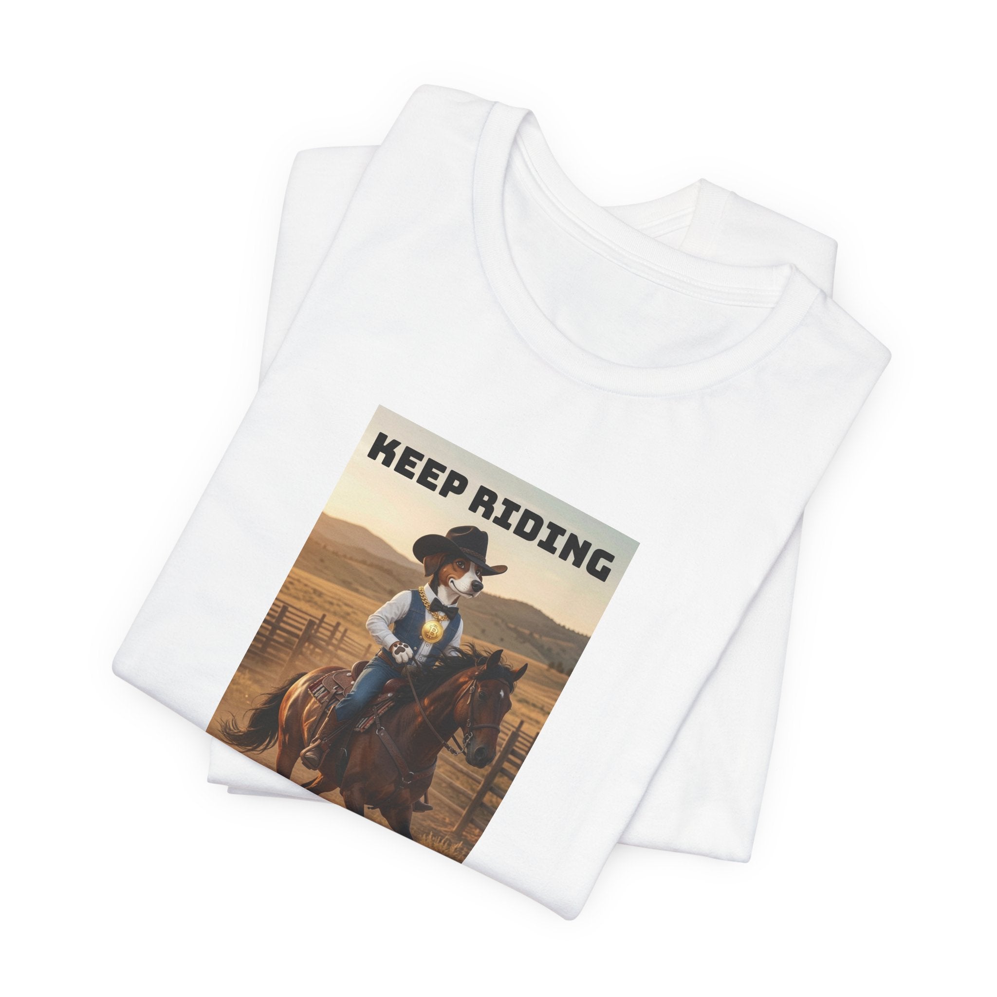 Keep Riding-Unisex Jersey Short Sleeve Tee