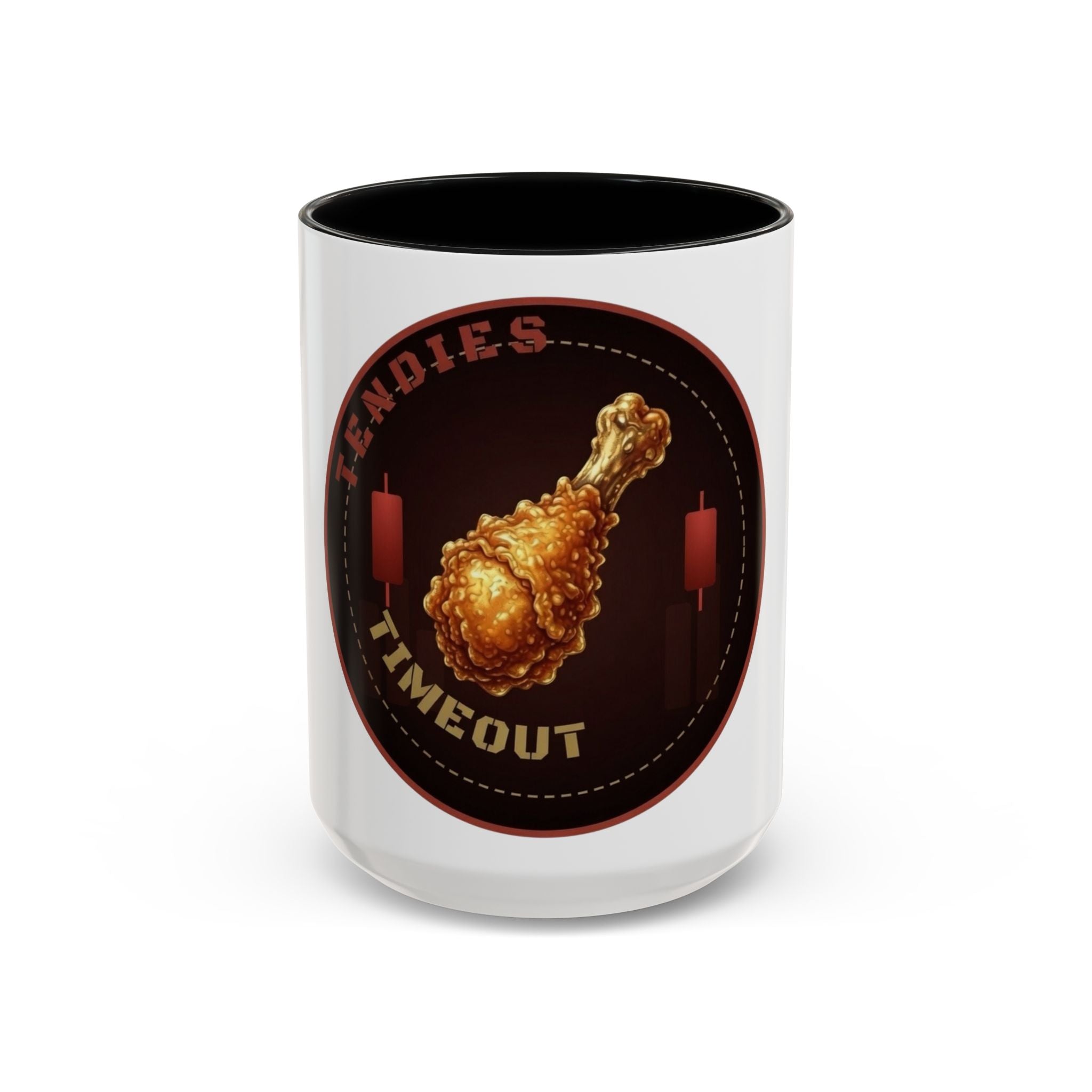 Bearish Tendies Timeout - Accent Coffee Mug (11, 15oz)