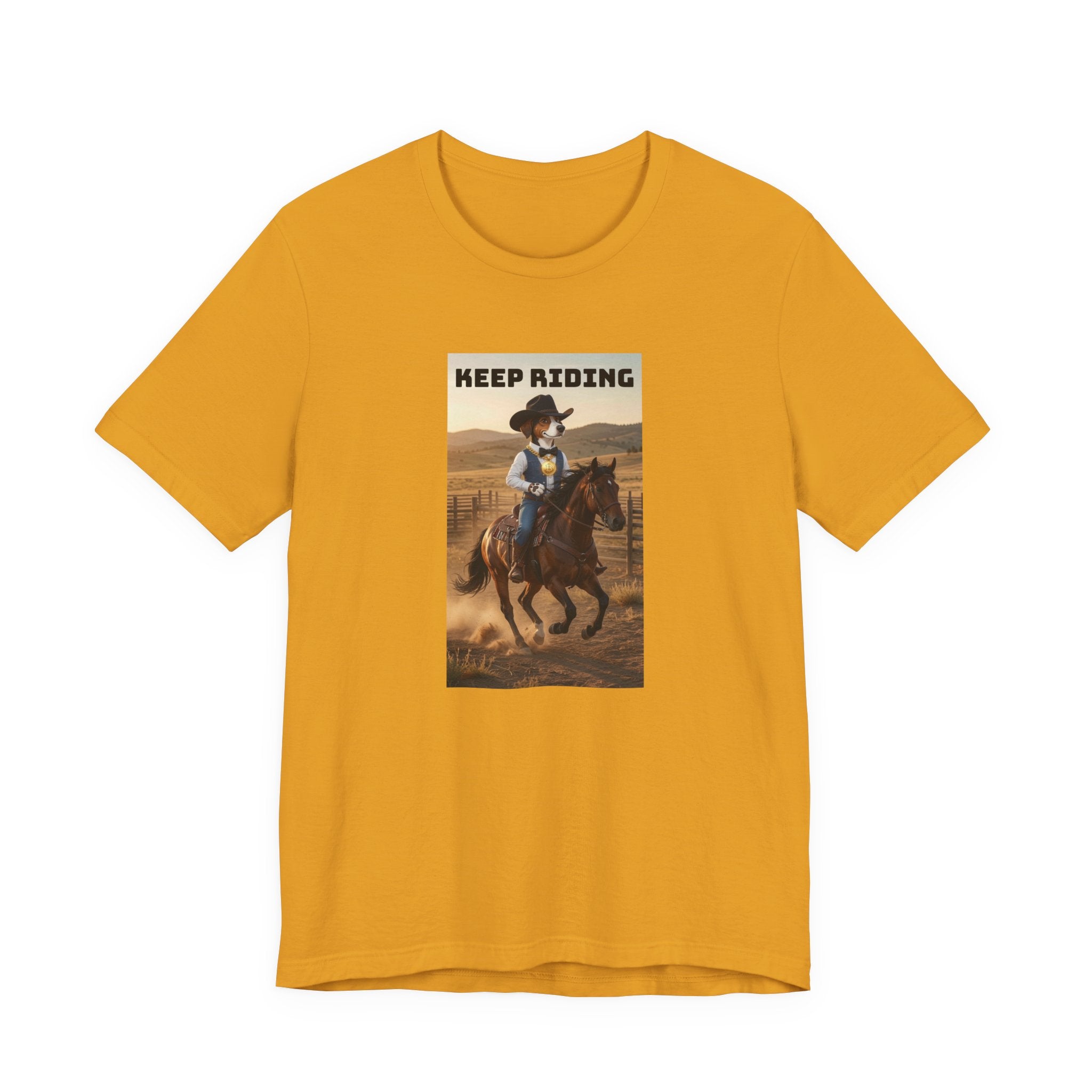 Keep Riding-Unisex Jersey Short Sleeve Tee