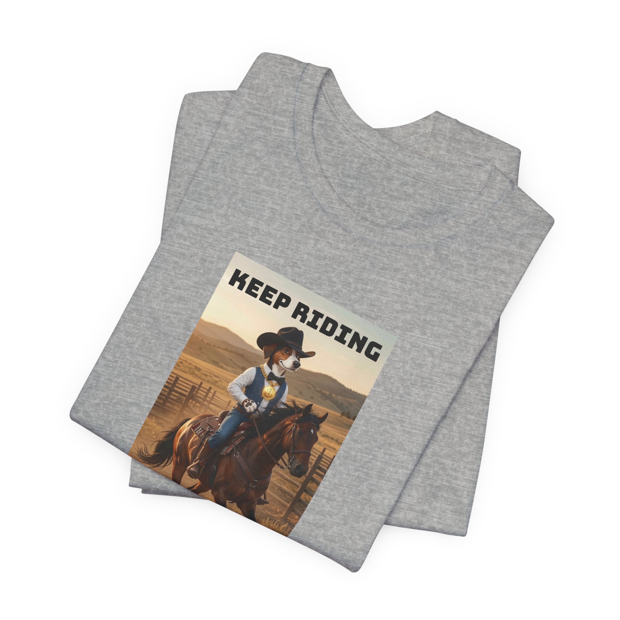 Keep Riding-Unisex Jersey Short Sleeve Tee