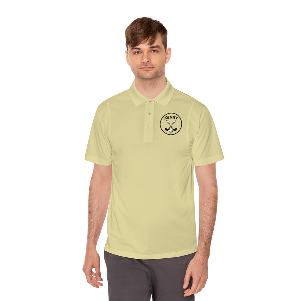 Logo Large Men's Sport Polo Shirt