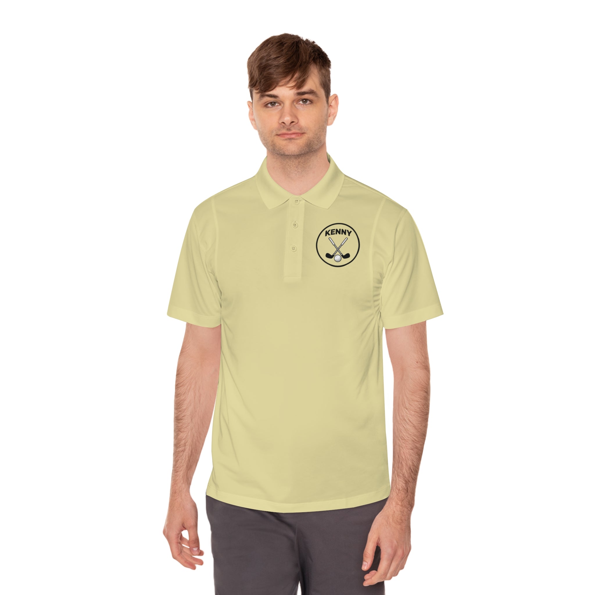 Logo Large Men's Sport Polo Shirt