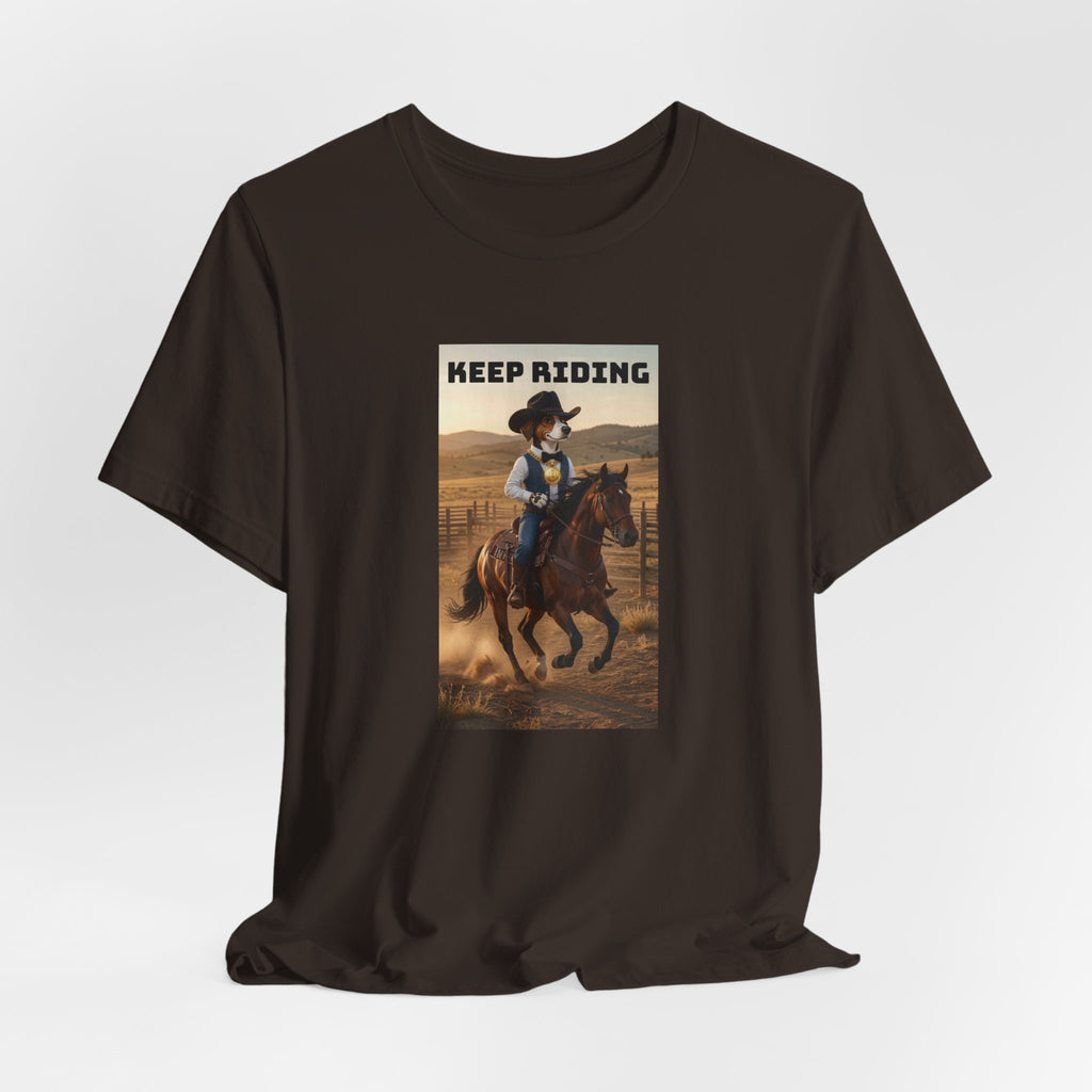 Keep Riding-Unisex Jersey Short Sleeve Tee