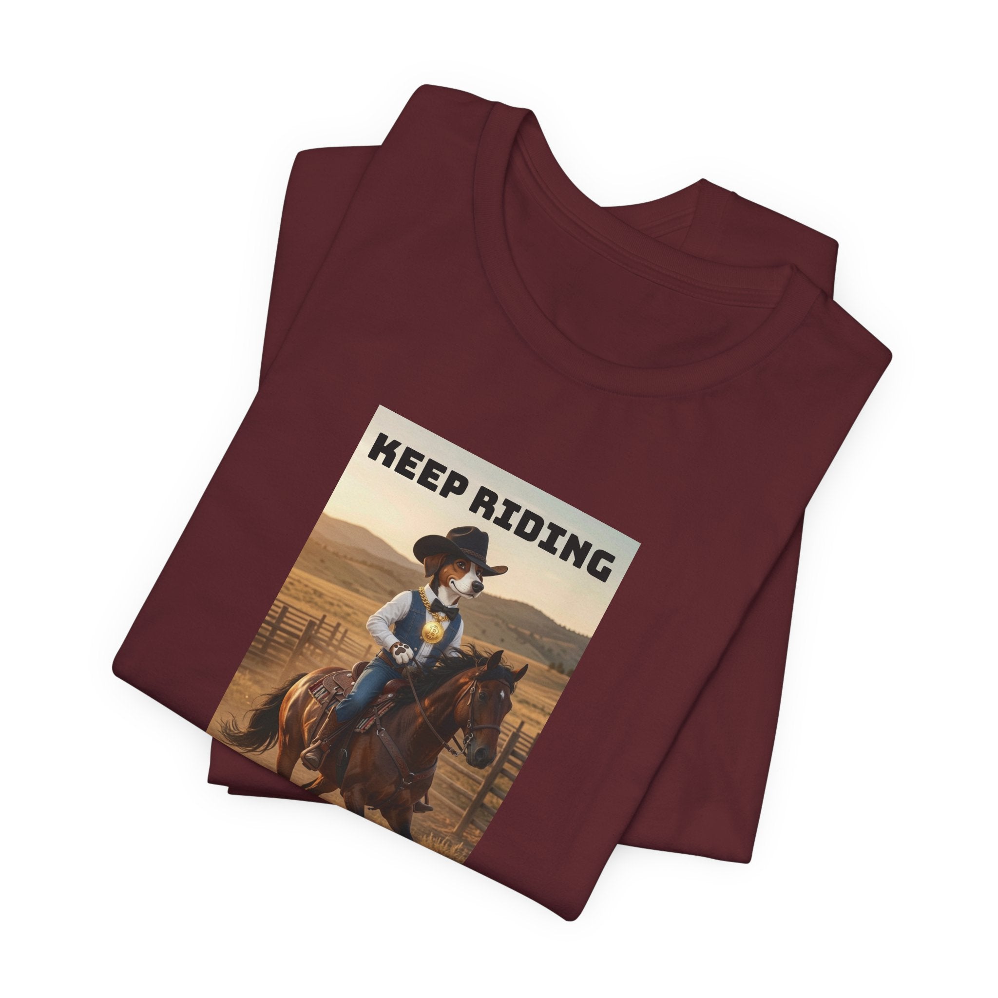 Keep Riding-Unisex Jersey Short Sleeve Tee