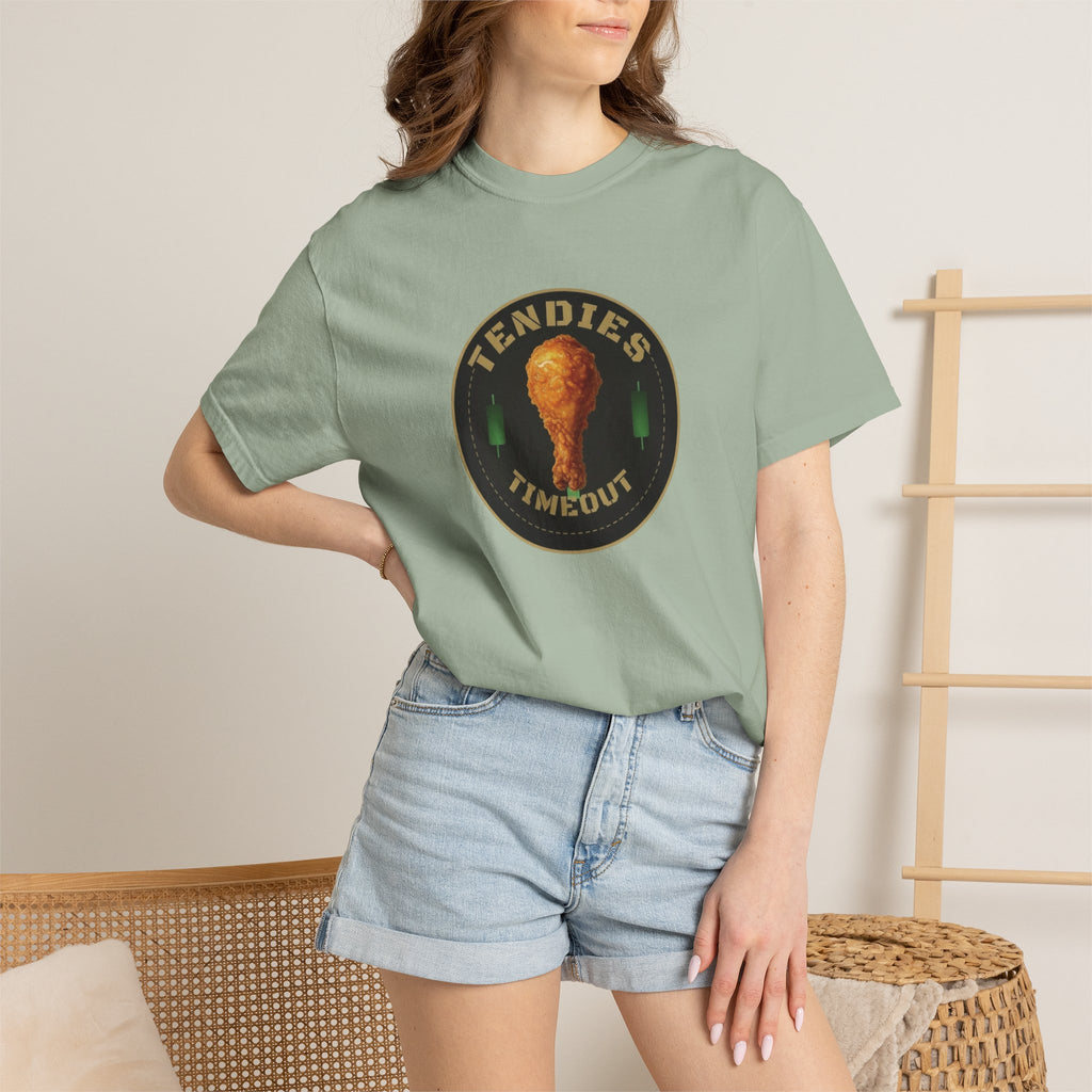 Bullish Tendies Timeout Unisex Garment-Dyed T-shirt
