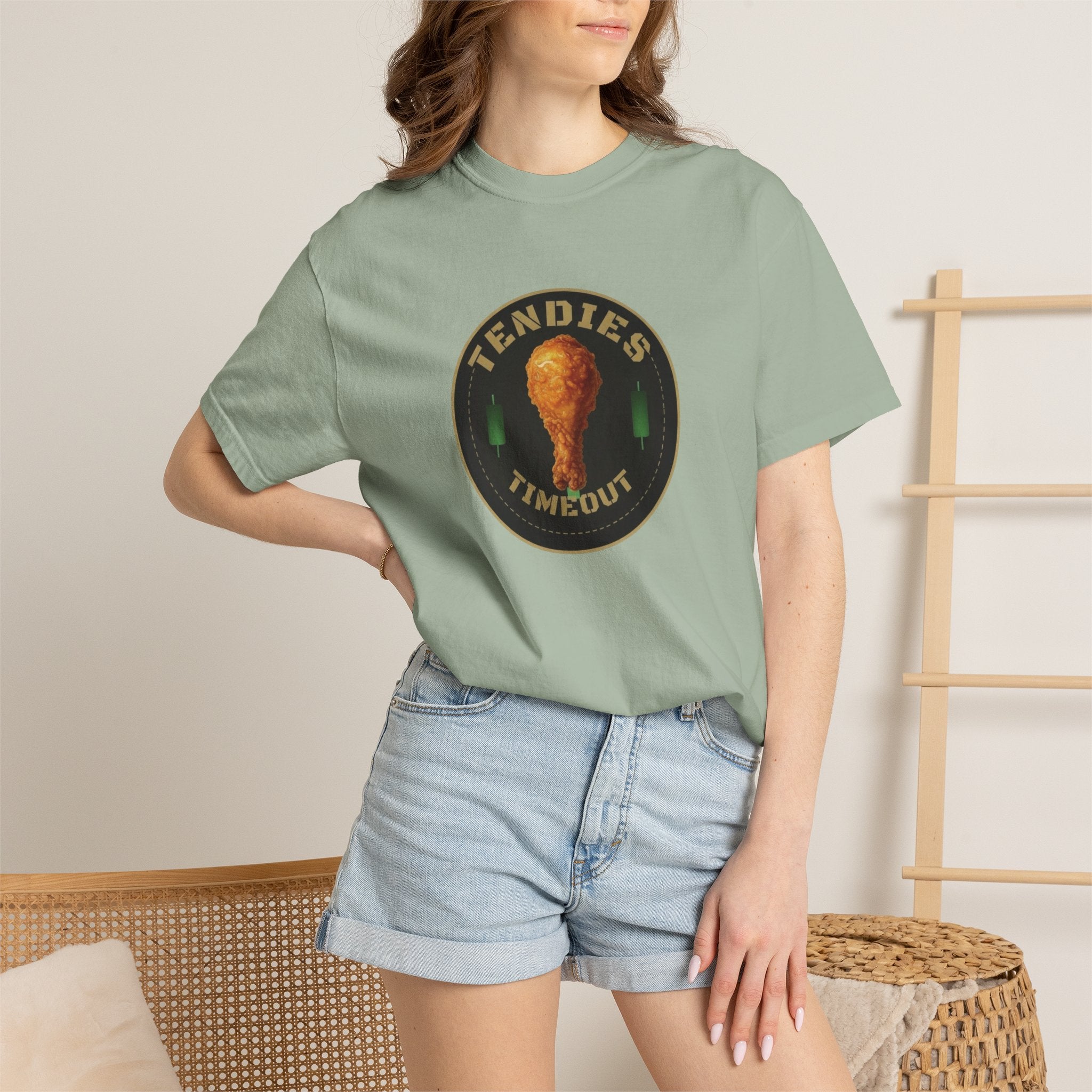 Bullish Tendies Timeout Unisex Garment-Dyed T-shirt