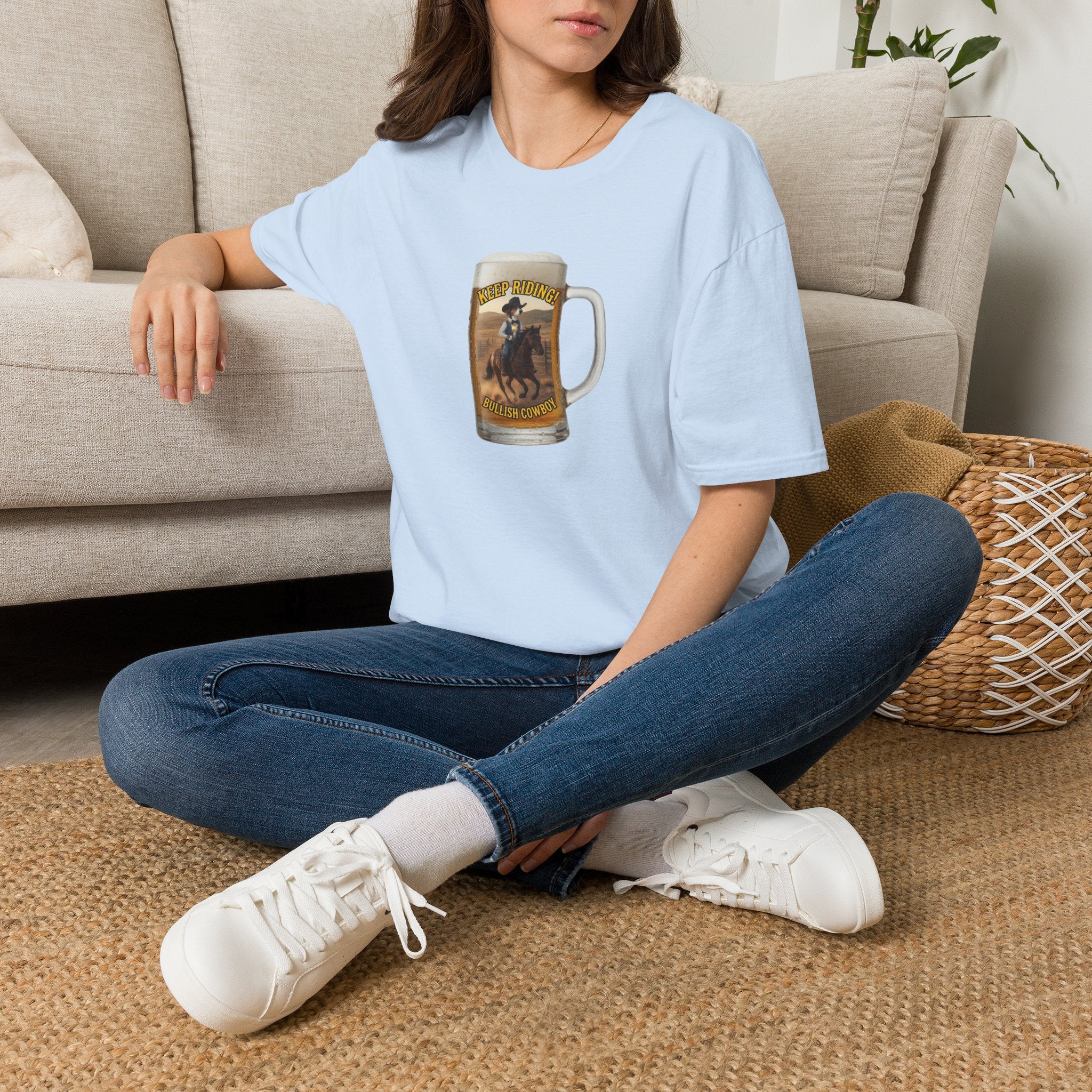 Keep Riding Beer - Unisex Softstyle T-Shirt