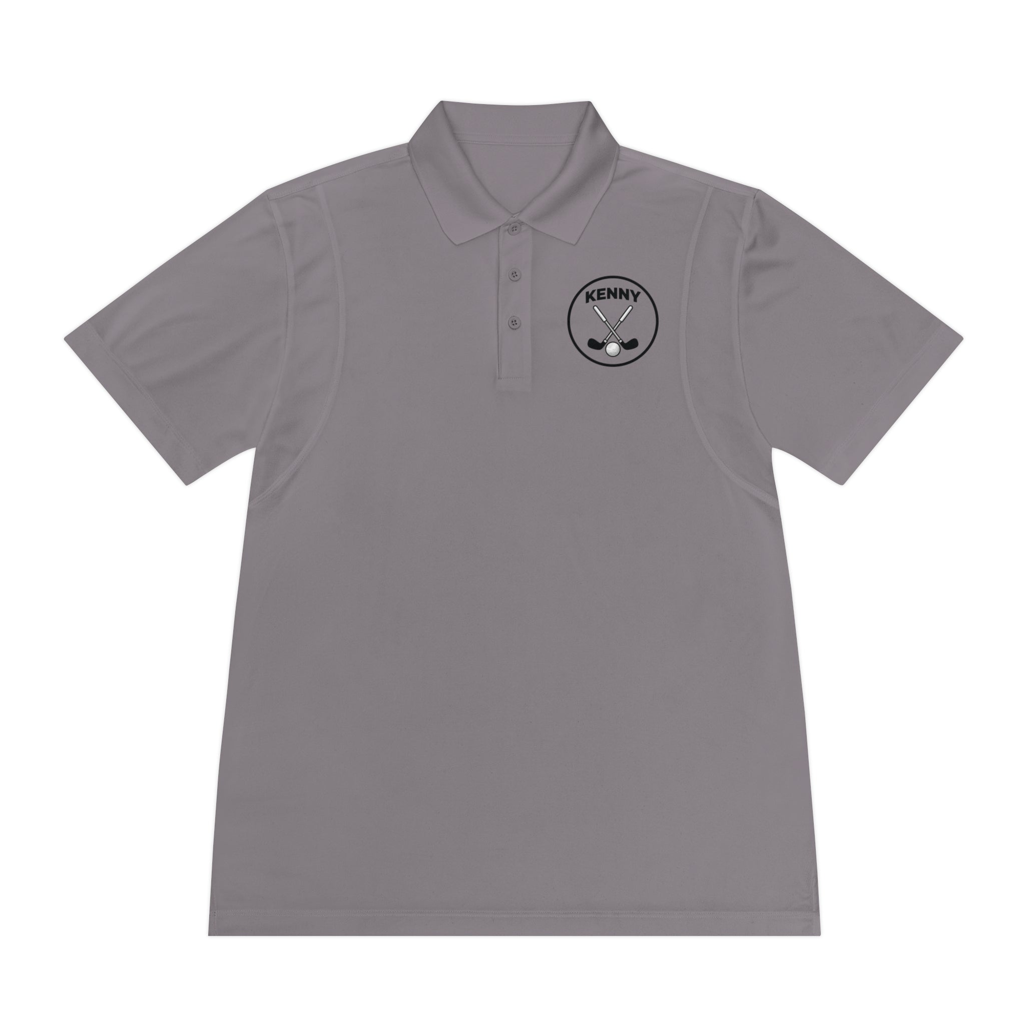 Logo Large Men's Sport Polo Shirt
