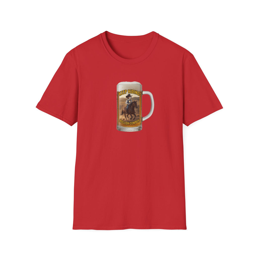 Keep Riding Beer - Unisex Softstyle T-Shirt
