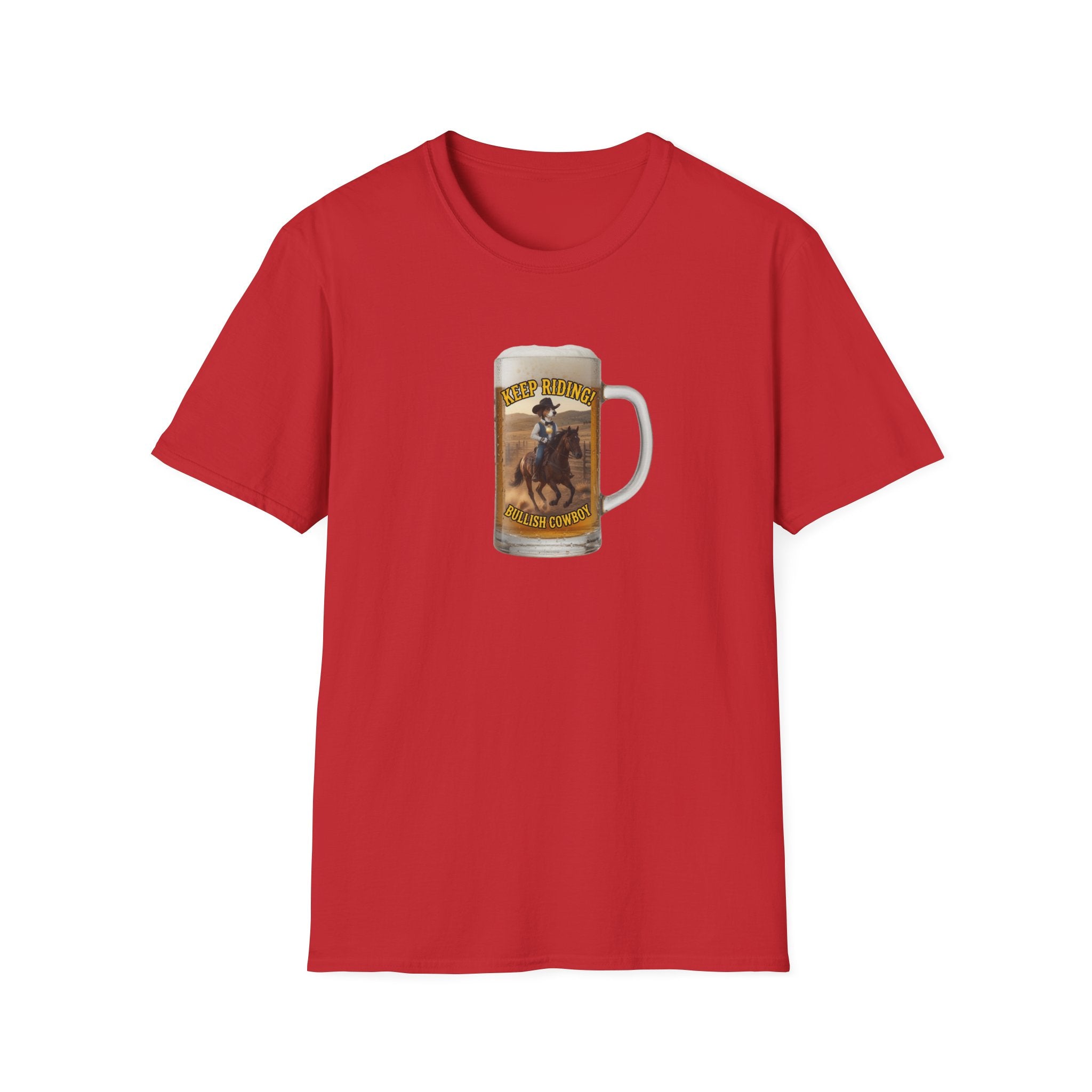 Keep Riding Beer - Unisex Softstyle T-Shirt