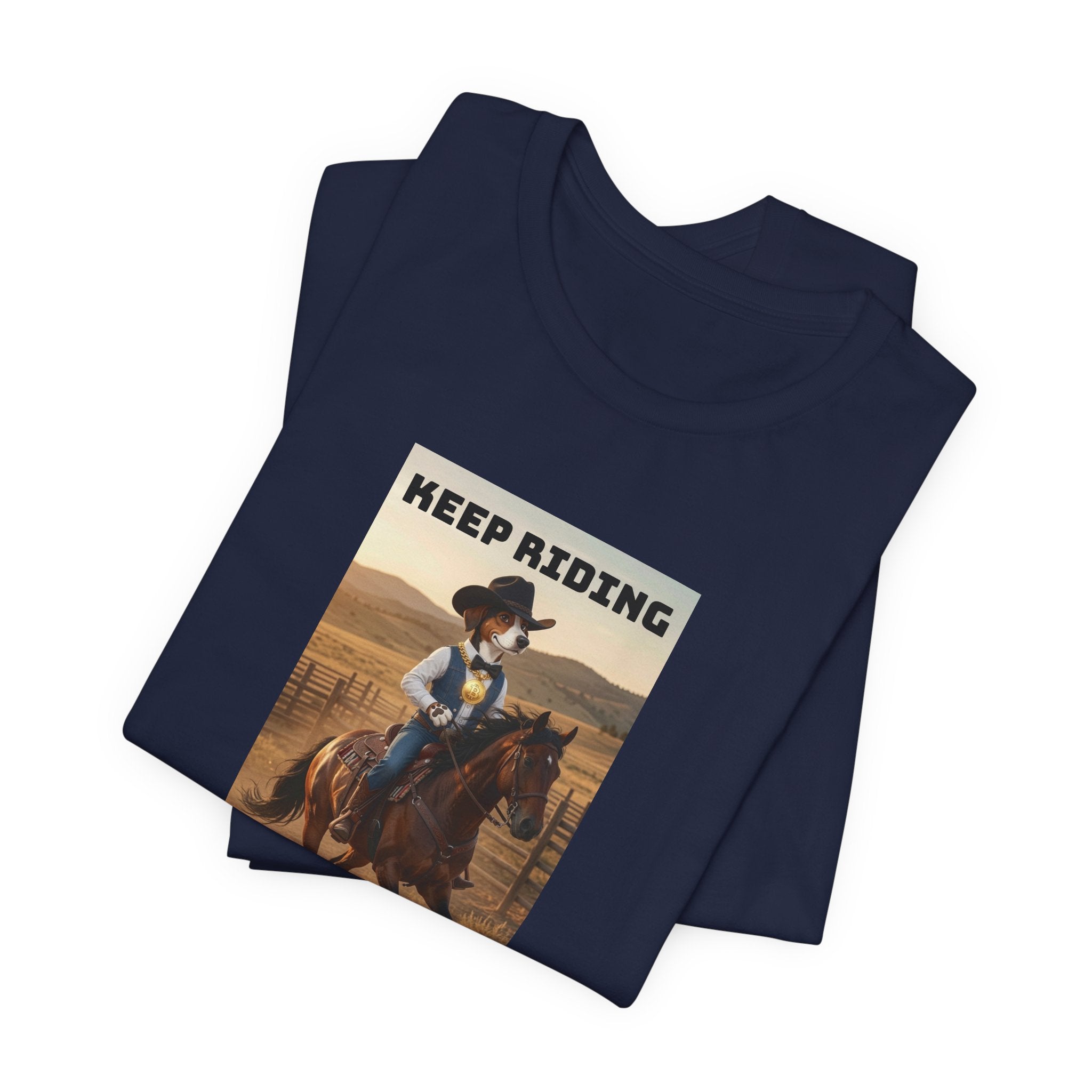 Keep Riding-Unisex Jersey Short Sleeve Tee