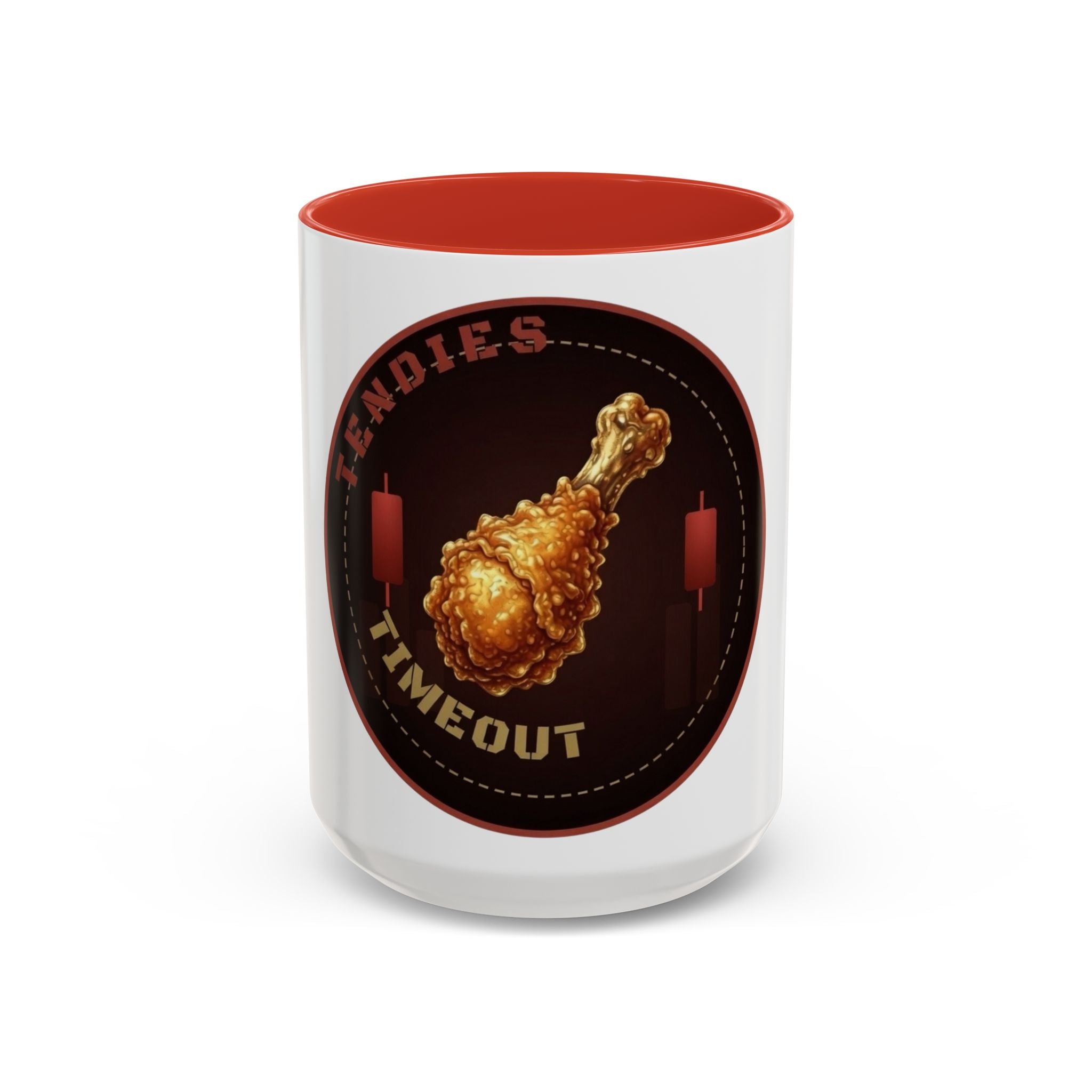 Bearish Tendies Timeout - Accent Coffee Mug (11, 15oz)