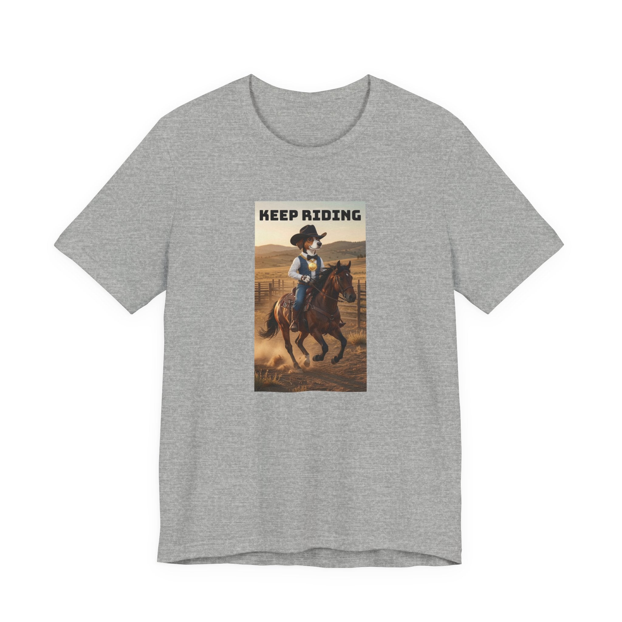 Keep Riding-Unisex Jersey Short Sleeve Tee