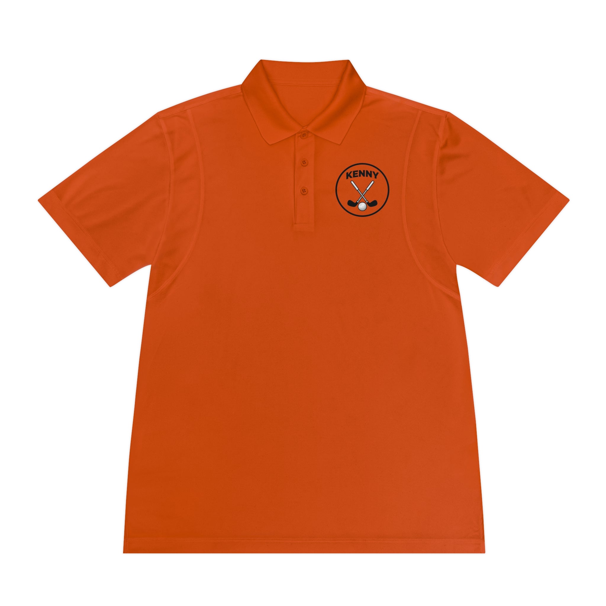 Logo Large Men's Sport Polo Shirt